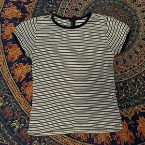grey & pink striped tee!